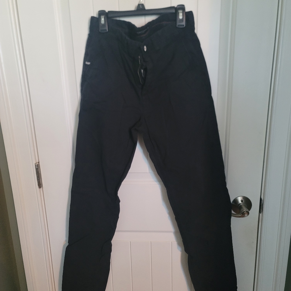 Denim & Flower Men's Slim Black Pants 29X36